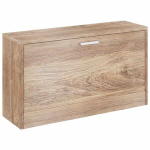 vidaXL Klop za shranjevanje čevljev hrast 80x24x45 cm