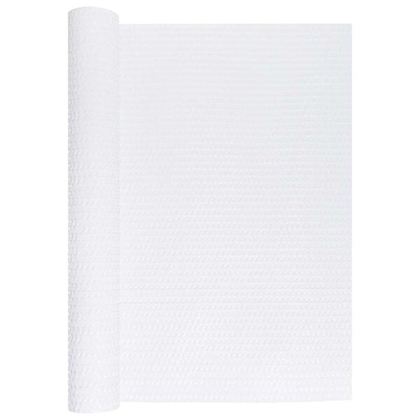 vidaXL Balkonsko platno belo 400x80 cm poli ratan