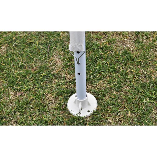 vidaXL Vrtni paviljon s piramidno streho 3x3 m