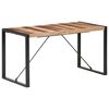 vidaXL Jedilna miza 140x70x75 cm trden les s fini&scaron;em iz palisandra