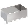 vidaXL Robovi trave 100 x 60 x 35 cm Jeklo Srebrna