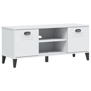 vidaXL Klop za čevlje VIKEN bela 106x35x45 cm inženirski les