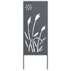 vidaXL Zaslon za zasebnost v vrtu Antracit 50 x 140 cm Mnogi jeklo