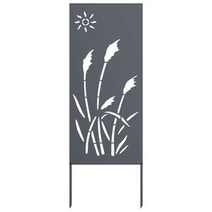 vidaXL Zaslon za zasebnost v vrtu Antracit 50 x 140 cm Mnogi jeklo