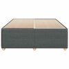 vidaXL Posteljni okvir brez vzmetnice temno siv 160x200 cm blago