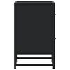 vidaXL Nočna omarica 2 kosa črna 40x31x50 cm inženirski les
