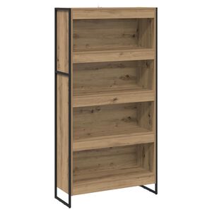 vidaXL Knjigovni omar 80 x 30 x 155 cm Inženirski les Oreh