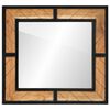 vidaXL Kopalniško ogledalo 60x1x55 cm trden akacijev les