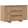 vidaXL Strani &scaron;al Umetni hrast 120 x 41 x 75 cm Konstruiran les