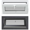 vidaXL Okno za klet RISOR 80 x 40 cm PVC in steklo Antracit