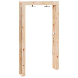 vidaXL Zunanji tu&scaron; 226 cm Trden borov les in nerjaveče jeklo Naravna