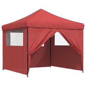 vidaXL Zabavni &scaron;otor 292 x 292 x 315 cm Burgundija Oxford tkanina