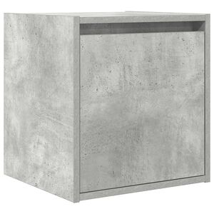 vidaXL Stenska nočna omarica betonsko siva 38x34x40 cm