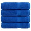vidaXL Premium brisače za roke SOLUND 4 kosi modre 50x100 cm 600 g/m&sup2;