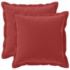 vidaXL Prevleka za blazino 2 kos HOUTEN Vinorodna rdeča 40 x 40 cm