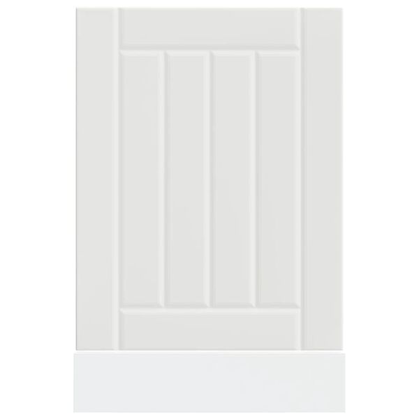 vidaXL Plo&scaron;ča za pomivalni stroj Lucca bela inženirski les