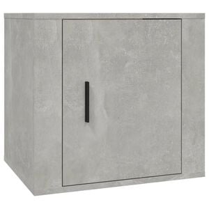 vidaXL Nočna omarica betonsko siva 50x39x47 cm