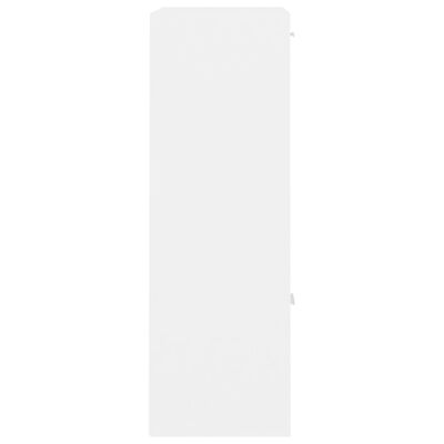 vidaXL Omara za shranjevanje bela 60x29,5x90 cm iverna plošča