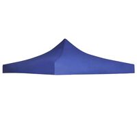 vidaXL Streha za vrtni šotor 3x3 m modre barve