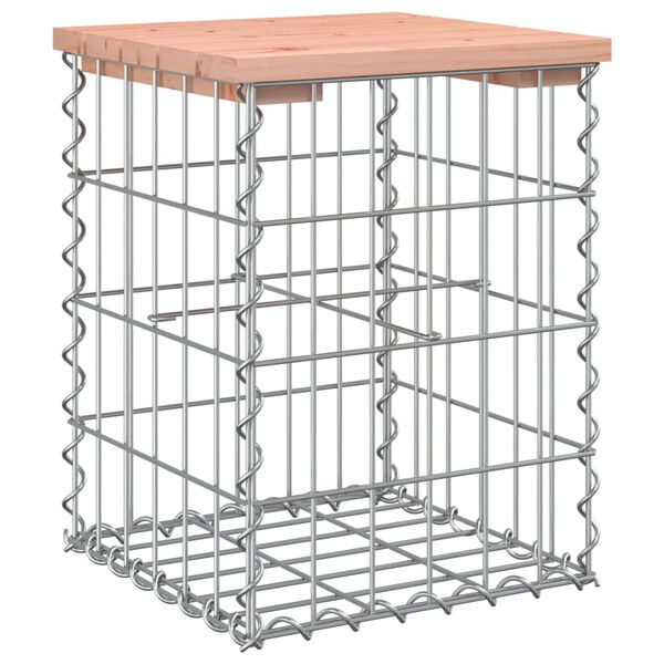 vidaXL Vrtna klop gabion 33x31x42 cm trden les douglas