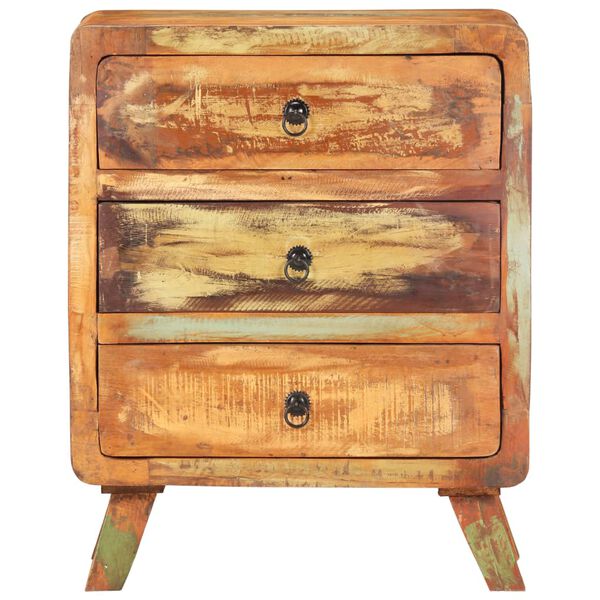 vidaXL Komoda 60x35x75 cm trden predelan les