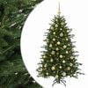 vidaXL Umetna božična jelka z bučko 120 cm 150 LED Toplo bela