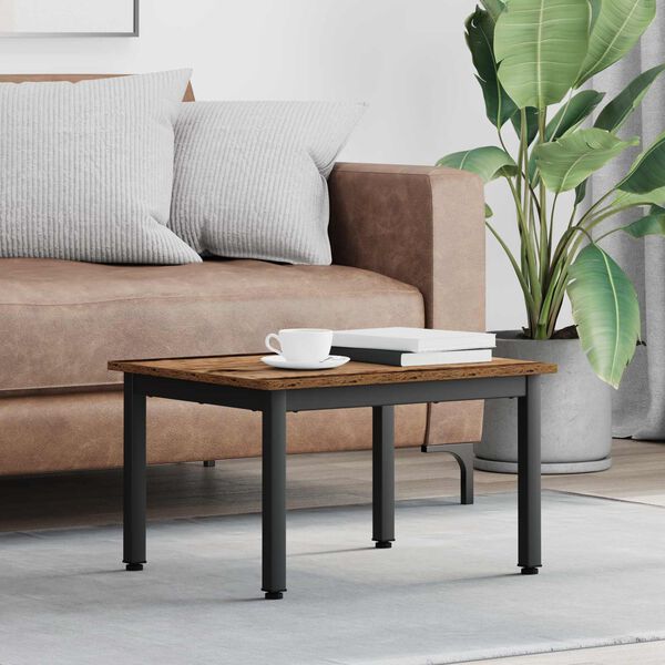 vidaXL Klubska miza Star les 60 x 50 x 36 cm Konstruiran les