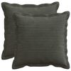 vidaXL Prevleka za blazino 2 kos HOUTEN Antracit 30 x 30 cm korduroy