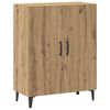 vidaXL Komoda artisan hrast 70x34x90 cm inženirski les