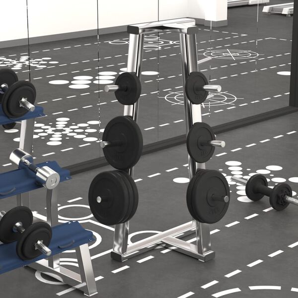 vidaXL Utež 40 kg lito železo