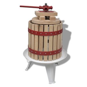 vidaXL Pre&scaron;a za sadje in vino 12 L