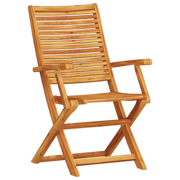 vidaXL Komplet za jedilnico v vrtu 5 pcs Rjava Trden akacijev les