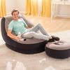Intex Napihljiv stol s taburejem Ultra Lounge Relax 68564NP
