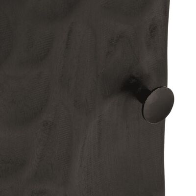 vidaXL Nočna omarica črna 40x30x50 cm trden mangov les in železo
