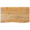 vidaXL Mizna plo&scaron;?a z naravnim robom 120x60x2,5 cm trden mangov les