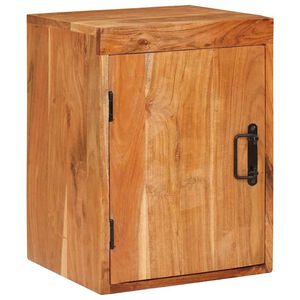 vidaXL Nočna omarica Rjava 35 x 33 x 48 cm Trden les akacije