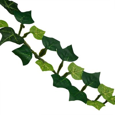 vidaXL Umetne viseče rastline 12 kom 339 listov 90 cm zelene