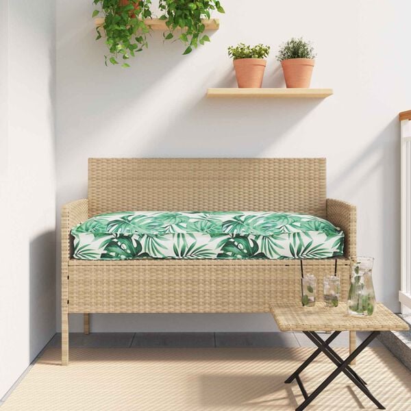 vidaXL Blazina List Vzorec lista 120 x 60 x 12 cm Oxford tkanina