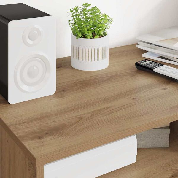 vidaXL TV omarica Umetni hrast 100 x 48 x 43 cm Konstruiran les