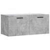 vidaXL Stenska omarica betonsko siva 80x36,5x35 cm inženirski les