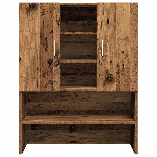 vidaXL omara za pralni stroj iz starega lesa 70,5x25,5x90 cm