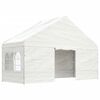 vidaXL Paviljon s streho bel 11,15x5,88x3,75 m polietilen