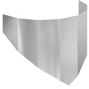 vidaXL Robovi trave 100 x 45 cm Jeklo Srebrna