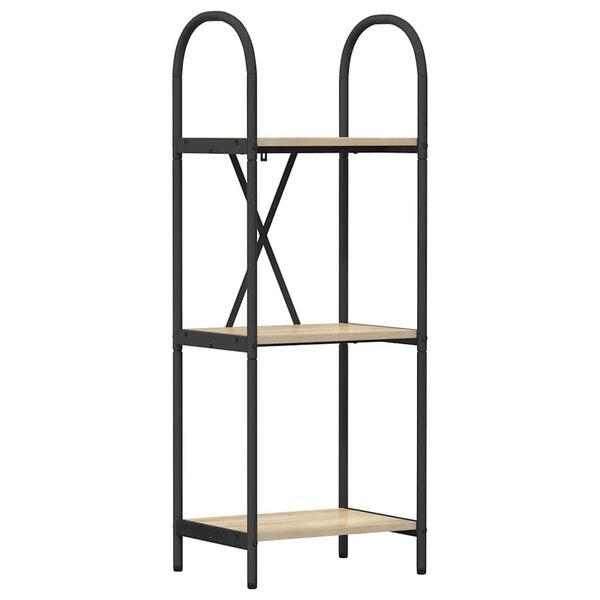 vidaXL Knjižna polica Sonoma hrast 40 x 30 x 109 cm Konstruiran les