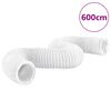 vidaXL Izpu&scaron;na cev PVC 6 m &Oslash;20 cm
