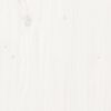 vidaXL Visoka greda bela 245,5x44x75 cm trdna borovina