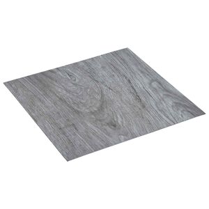 vidaXL Deske za talne obloge Svetlo siva 5,11 m&sup2; 55 kos PVC