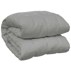 vidaXL Obtežena odeja siva 200x200 cm 13 kg blago