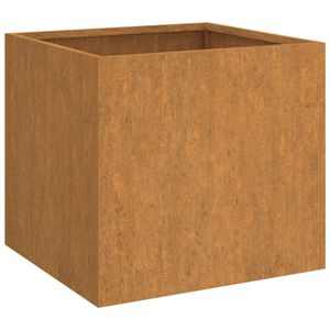 vidaXL Cvetlično korito 49x47x46 cm corten jeklo
