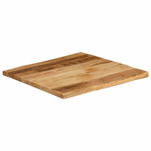vidaXL Mizna plo&scaron;ča z naravnim robom 40x40x2,5 cm trden robusten mango